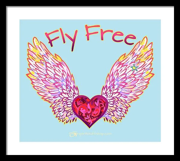 Fly Free - Framed Print