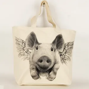 Flying Pig Tote Bag Small