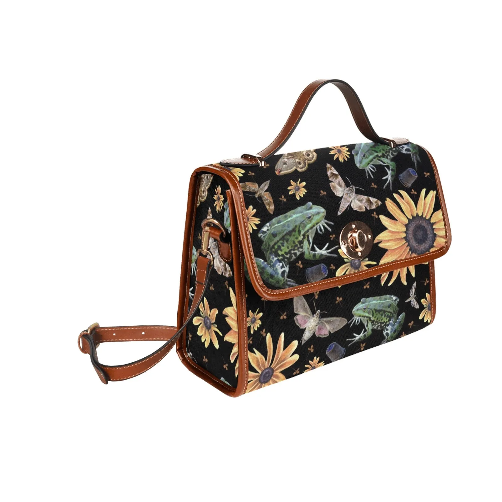 Frogs and Sunflowers Purse