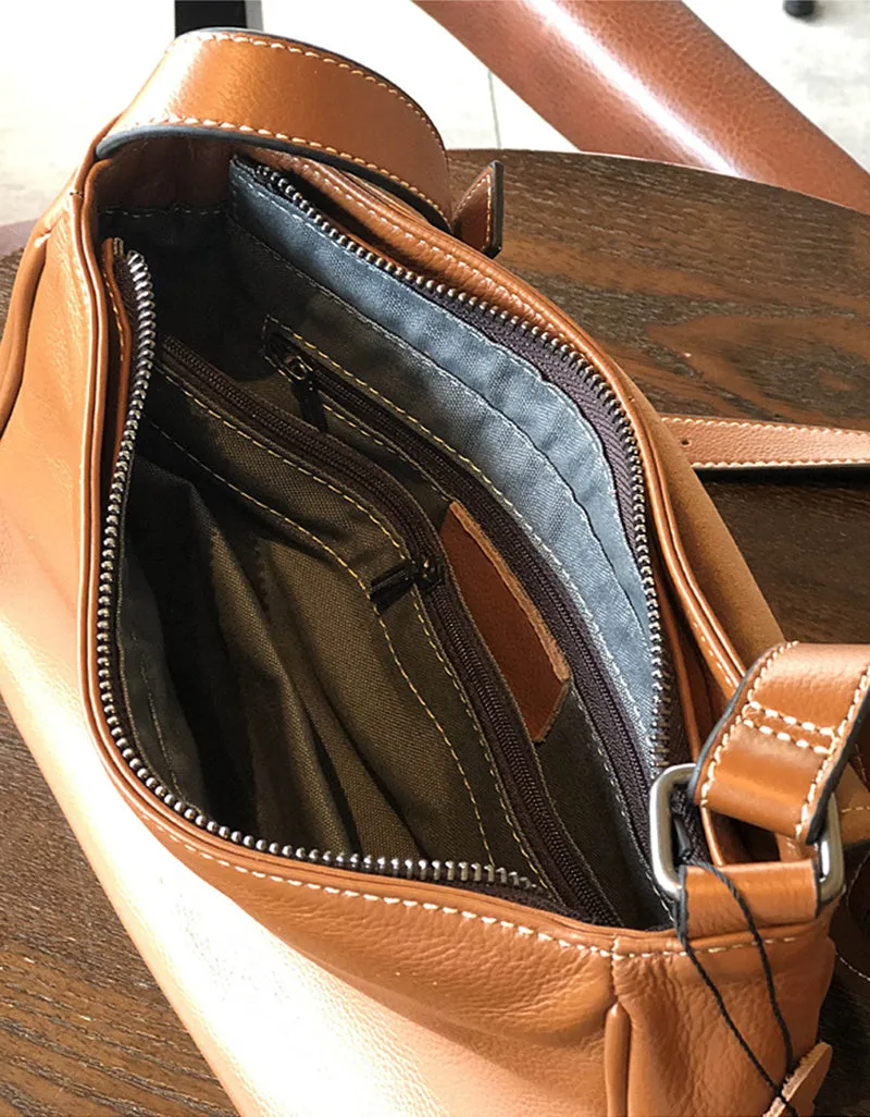 Full Grain Leather Shoulder Bag Women Crossbody Bag Leather Purse Gift for Her T21020