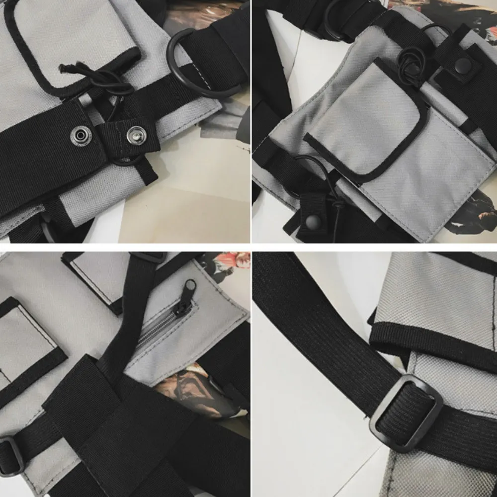 Functional Pocket Vest Chest Bag