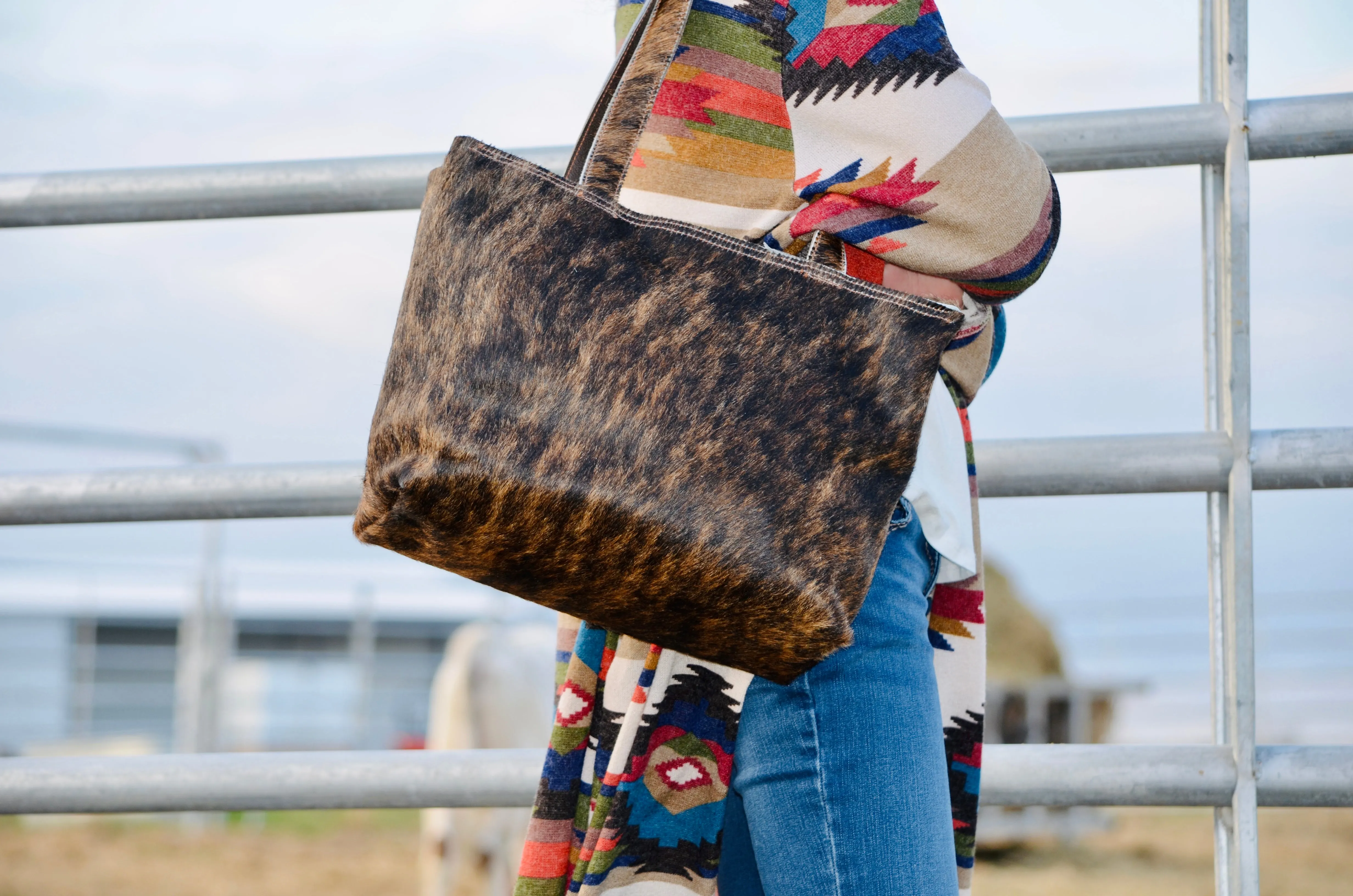 G3 Sophie Tote Purse - Brindle