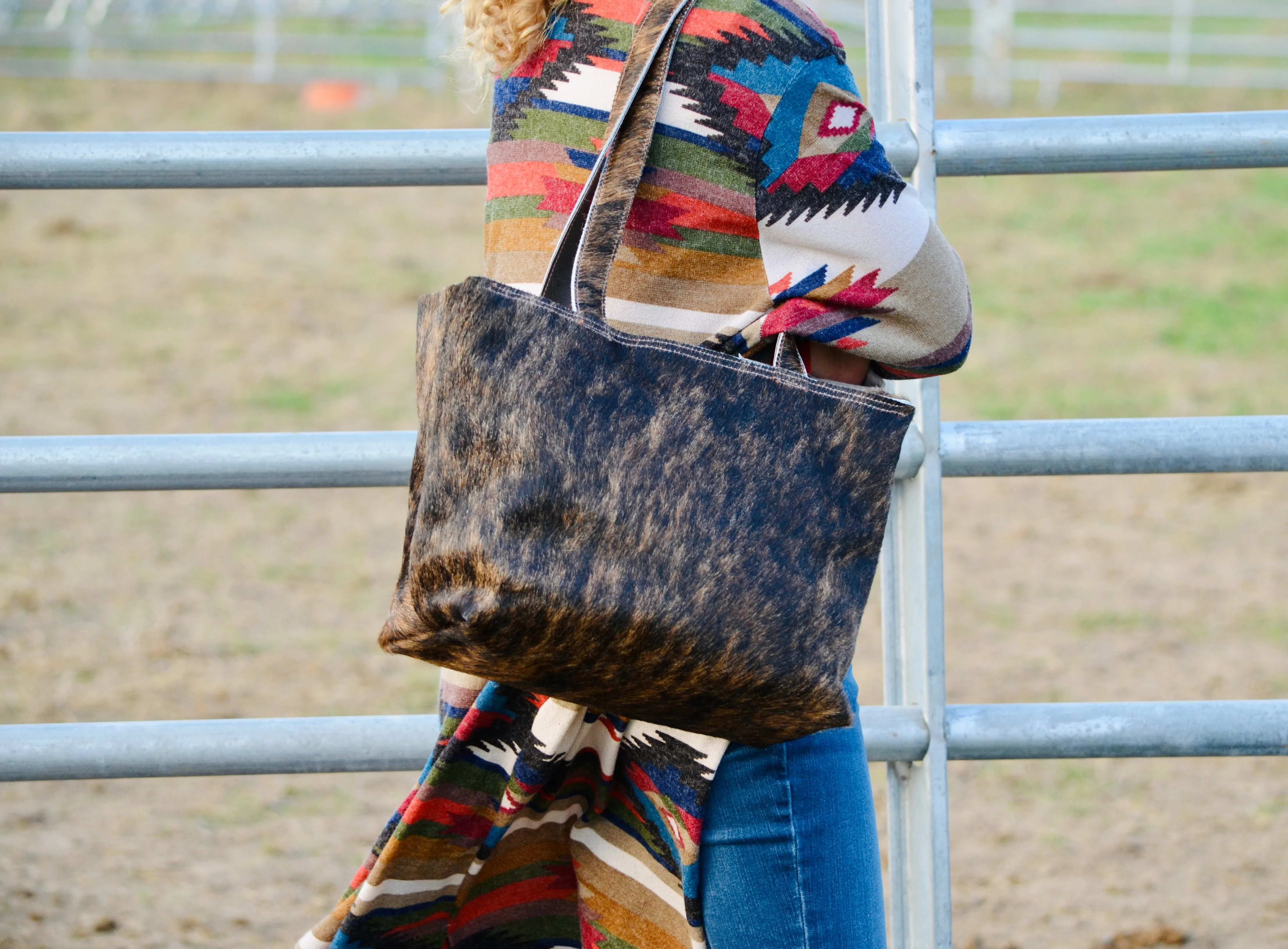 G3 Sophie Tote Purse - Brindle