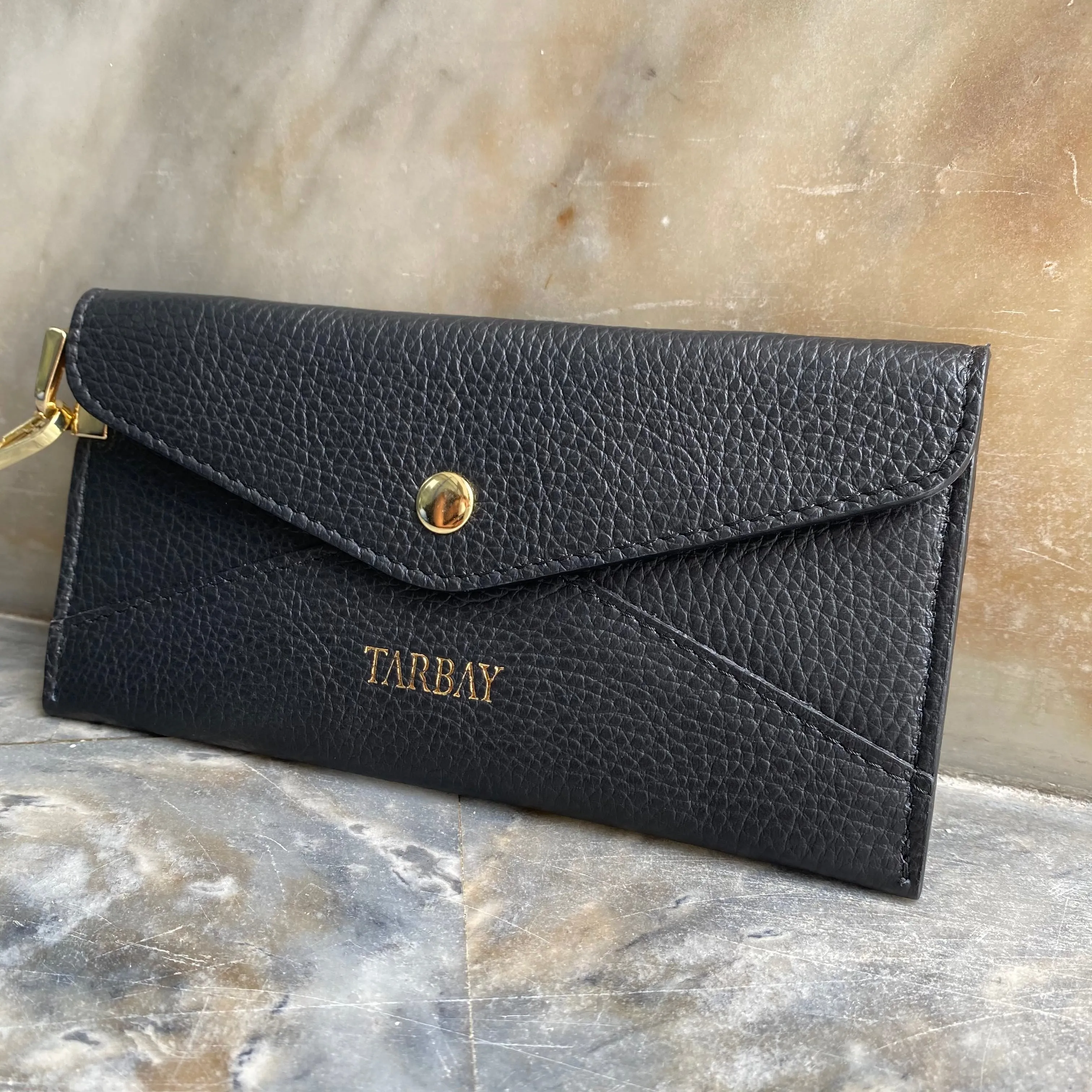 Genuine Leather Wallet #1 - Black
