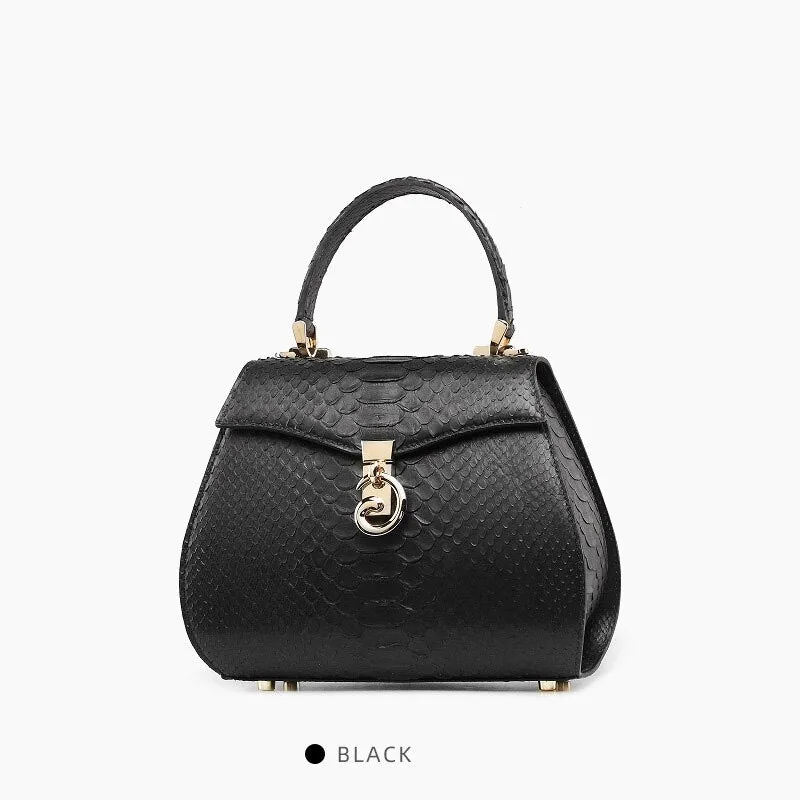 GENUINE PYTHON HANDBAG "FORGIVABLE"