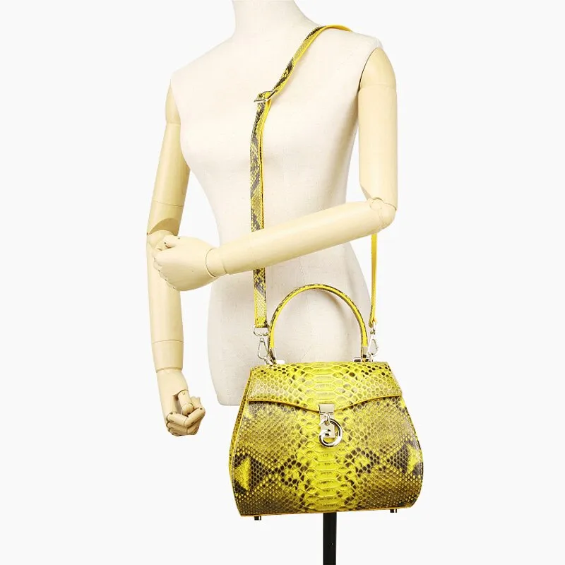 GENUINE PYTHON HANDBAG "FORGIVABLE"