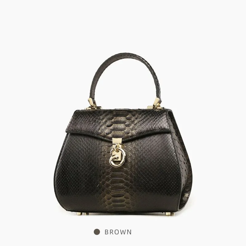 GENUINE PYTHON HANDBAG "FORGIVABLE"
