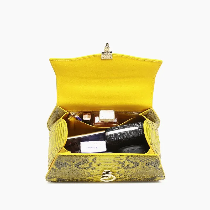 GENUINE PYTHON HANDBAG "FORGIVABLE"