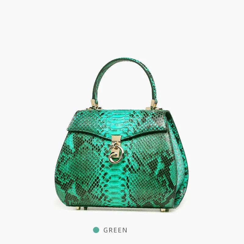 GENUINE PYTHON HANDBAG "FORGIVABLE"
