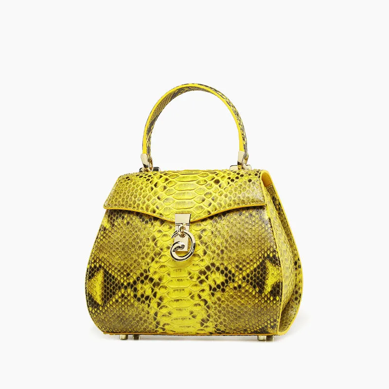GENUINE PYTHON HANDBAG "FORGIVABLE"