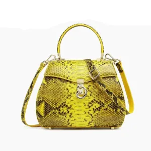 GENUINE PYTHON HANDBAG "FORGIVABLE"