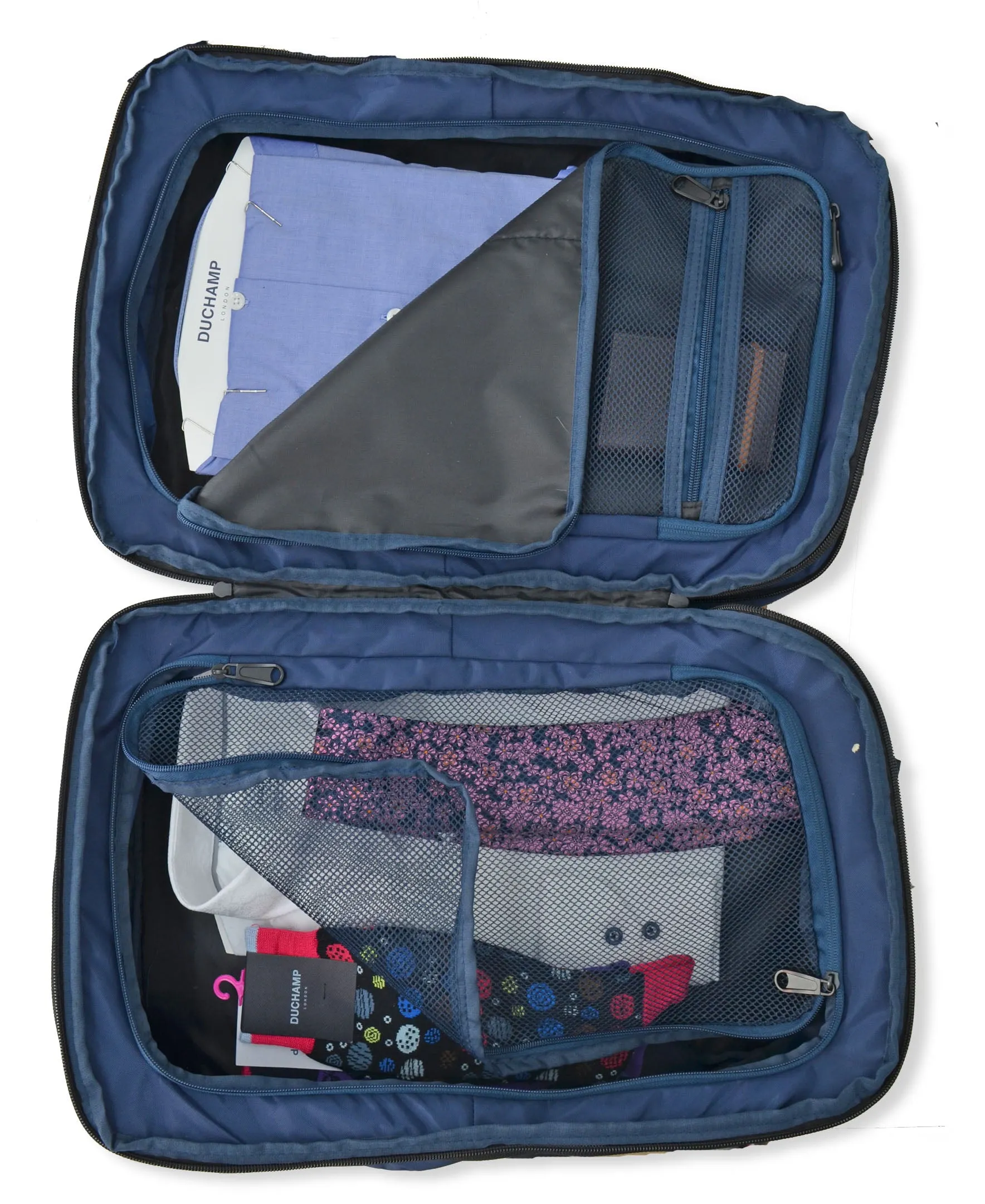 Getaway Expandable Carry-On Backpack Suitcase by Duchamp