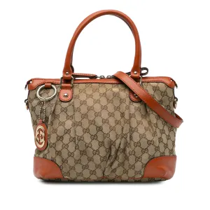 GG Canvas Sukey Satchel