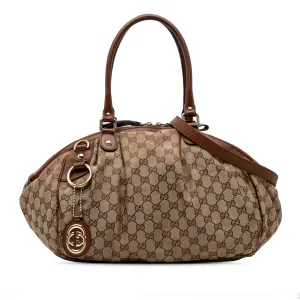 GG Canvas Sukey  Satchel
