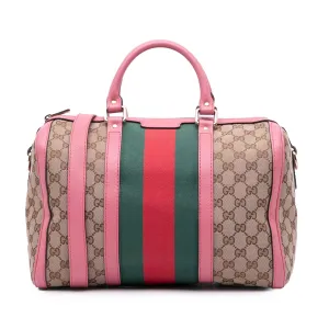 GG Canvas Web Joy Boston Bag
