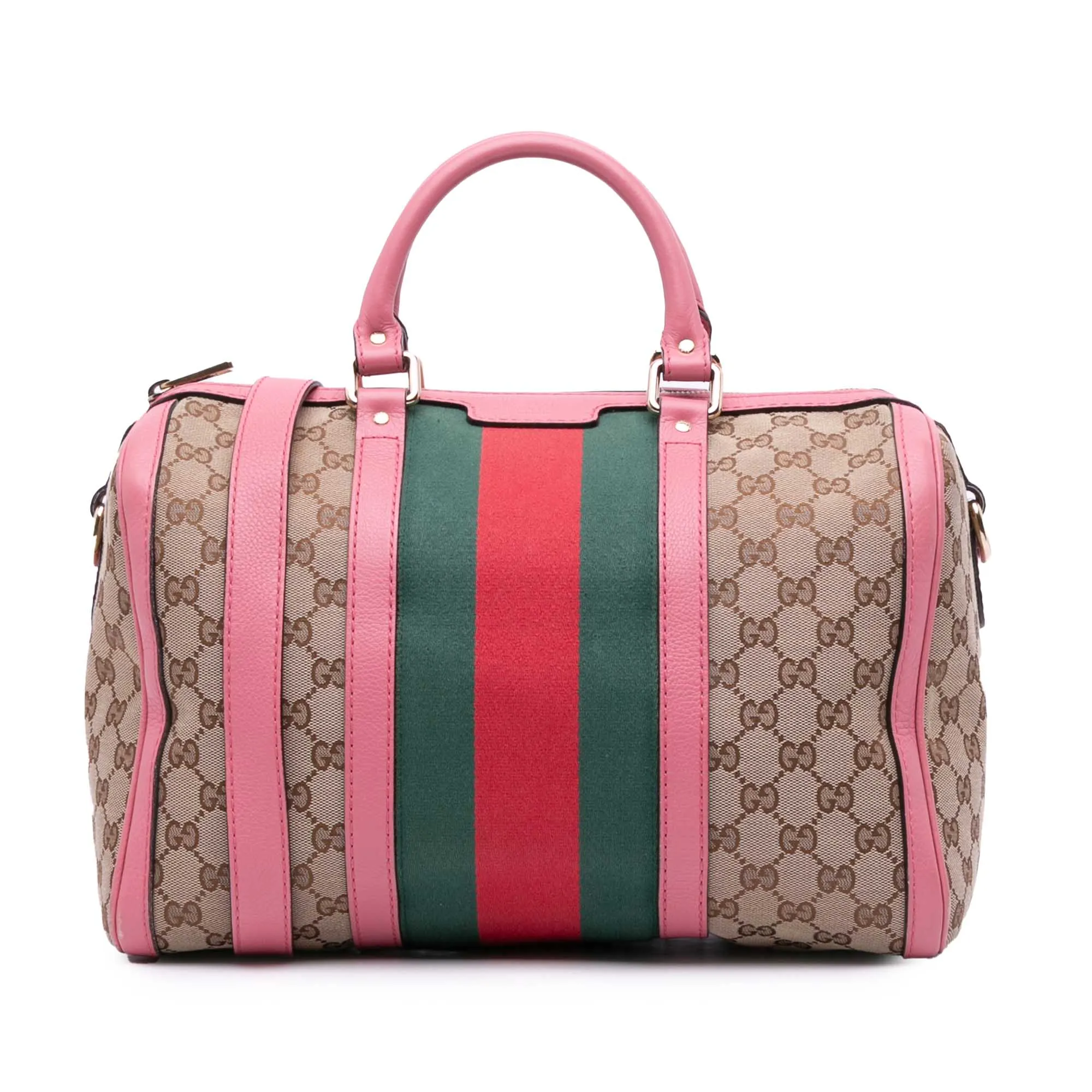 GG Canvas Web Joy Boston Bag