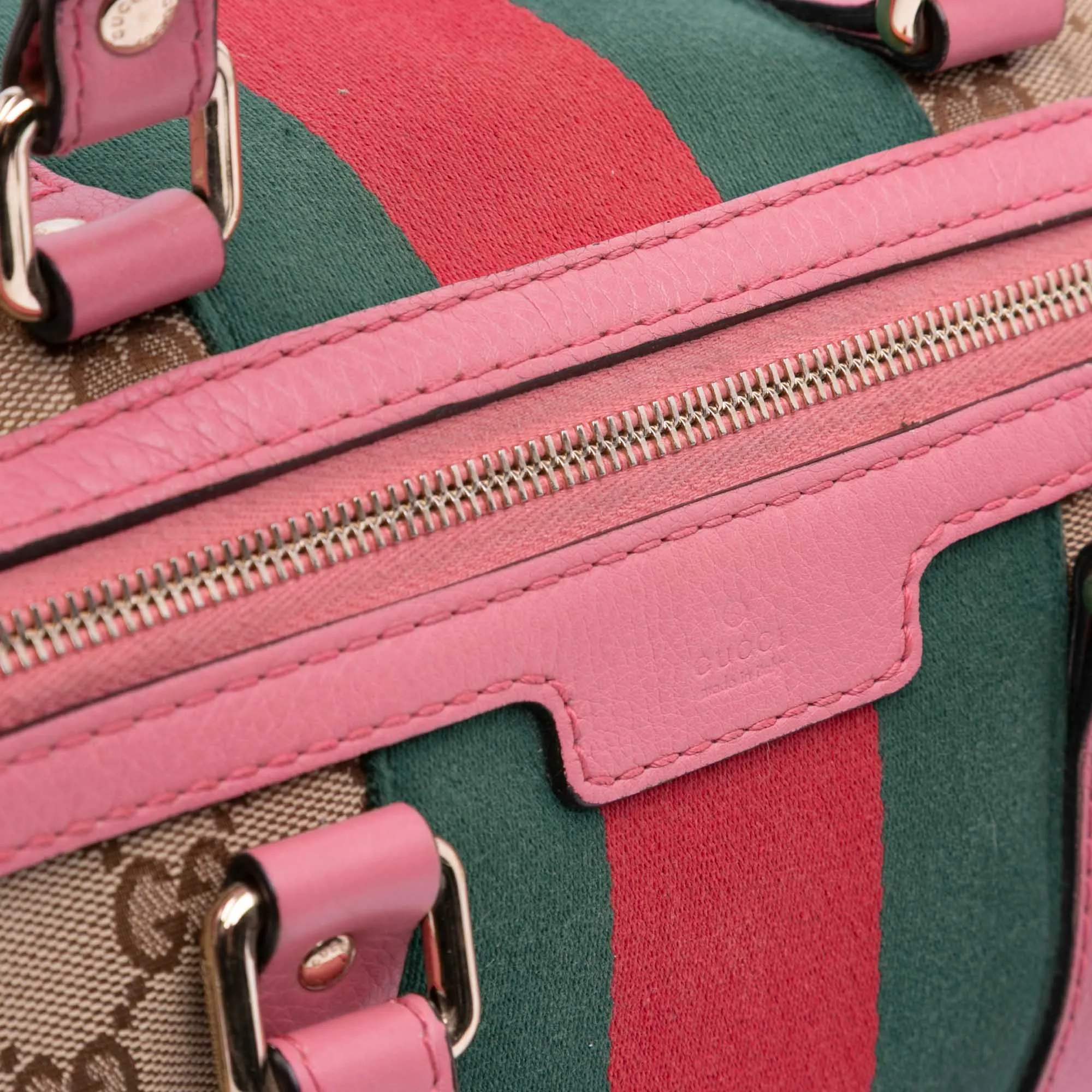 GG Canvas Web Joy Boston Bag