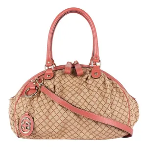 GG Sukey Diamante Canvas Satchel