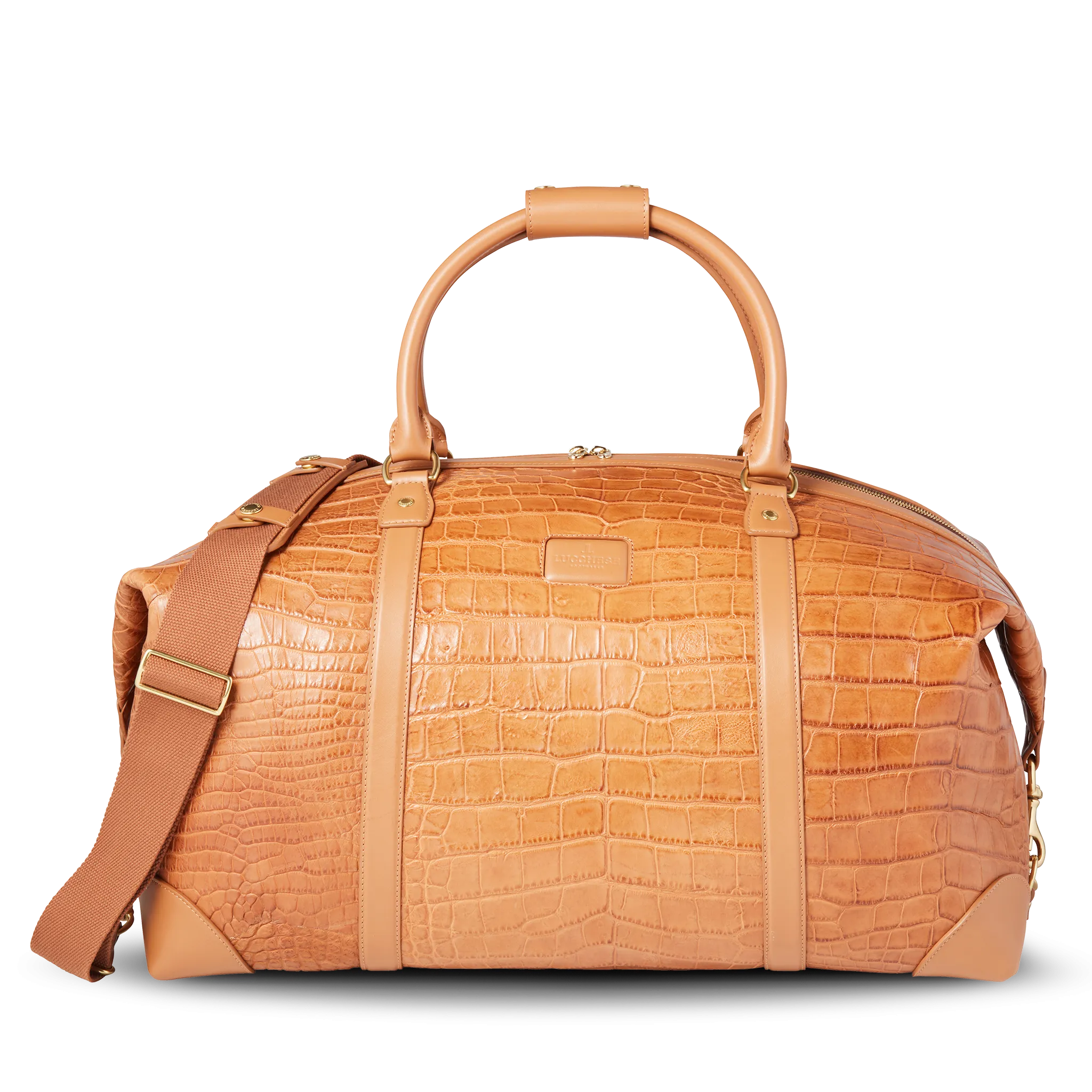 Giant Gator Duffle - Large :: Cognac/Kanga Tobac