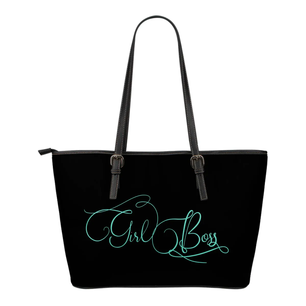 Girl Boss Tote Bag White Letters