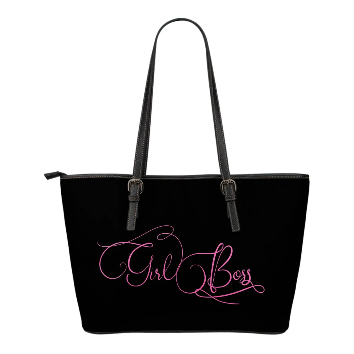 Girl Boss Tote Bag White Letters