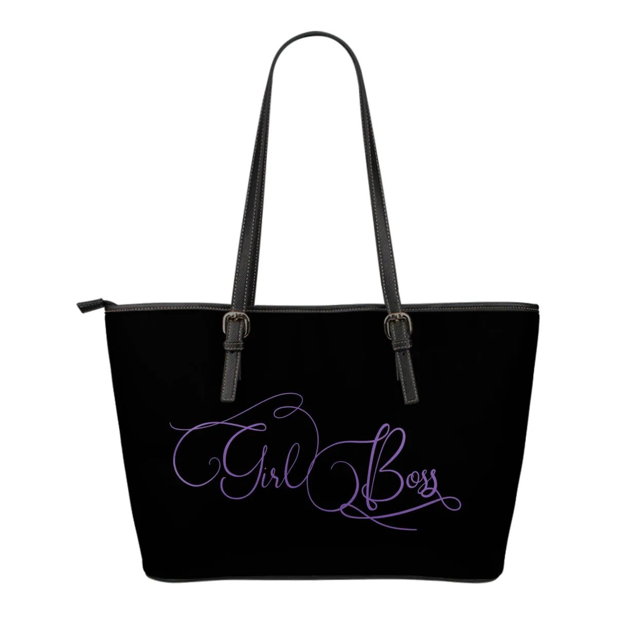Girl Boss Tote Bag White Letters