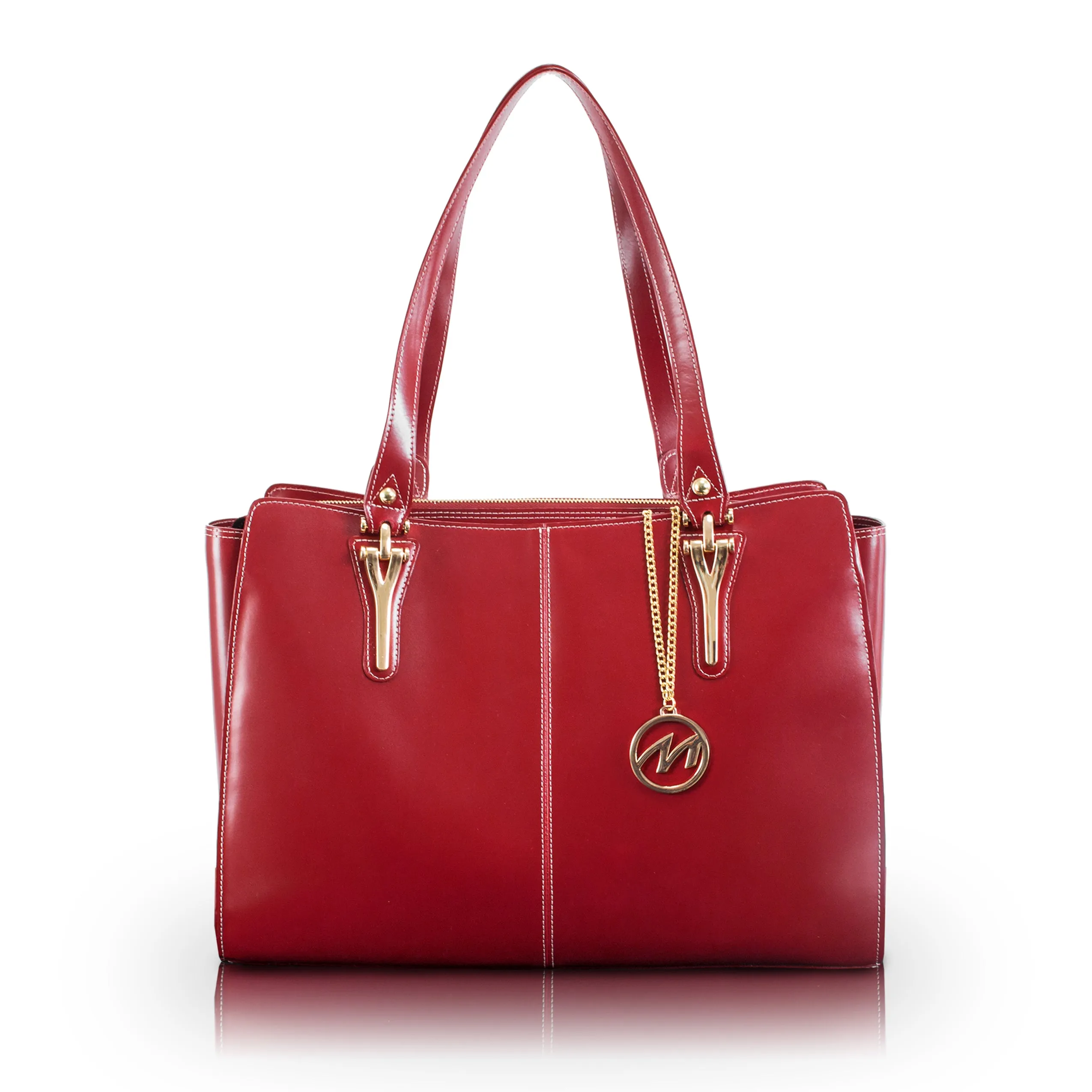 GLENNA | Leather Tablet Tote