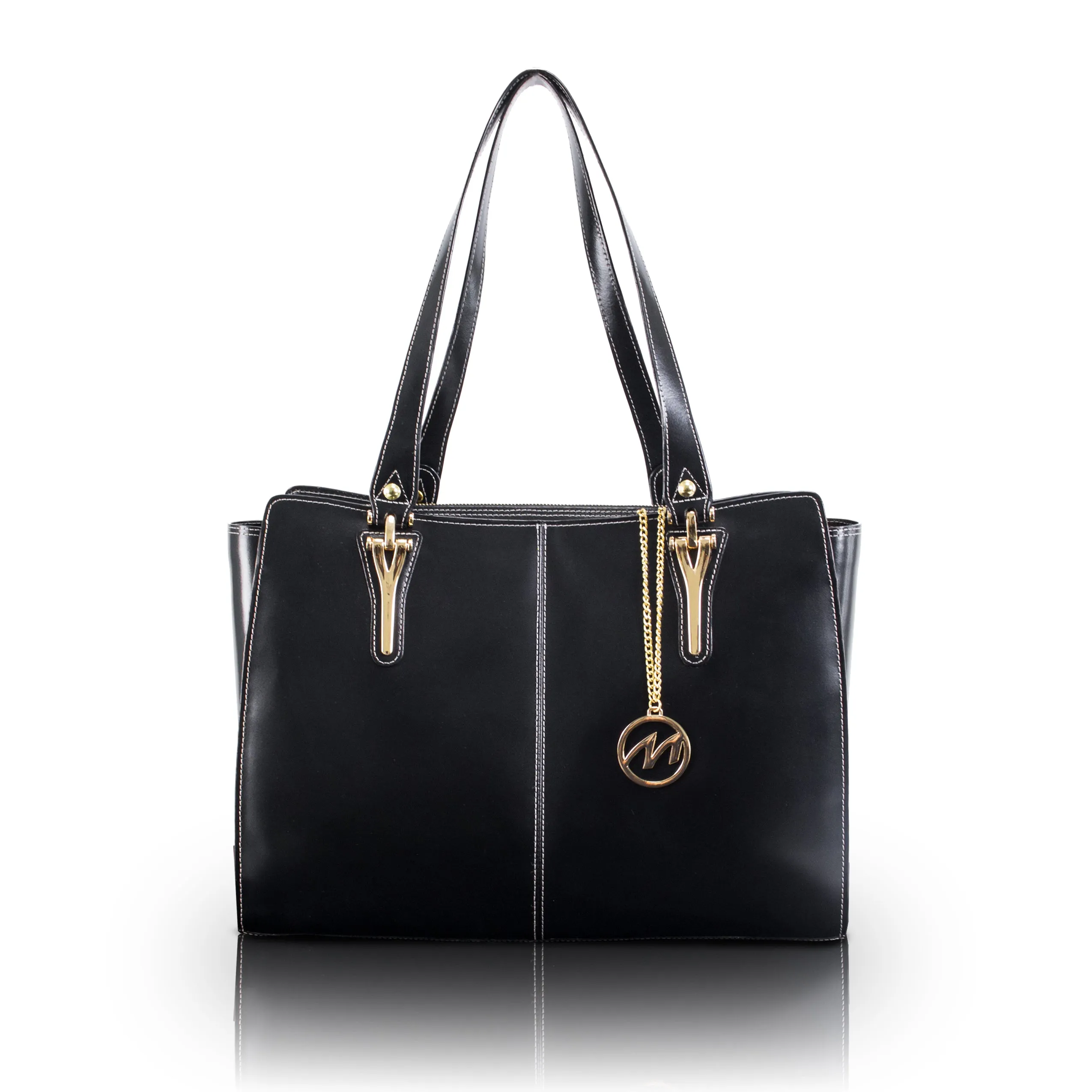 GLENNA | Leather Tablet Tote
