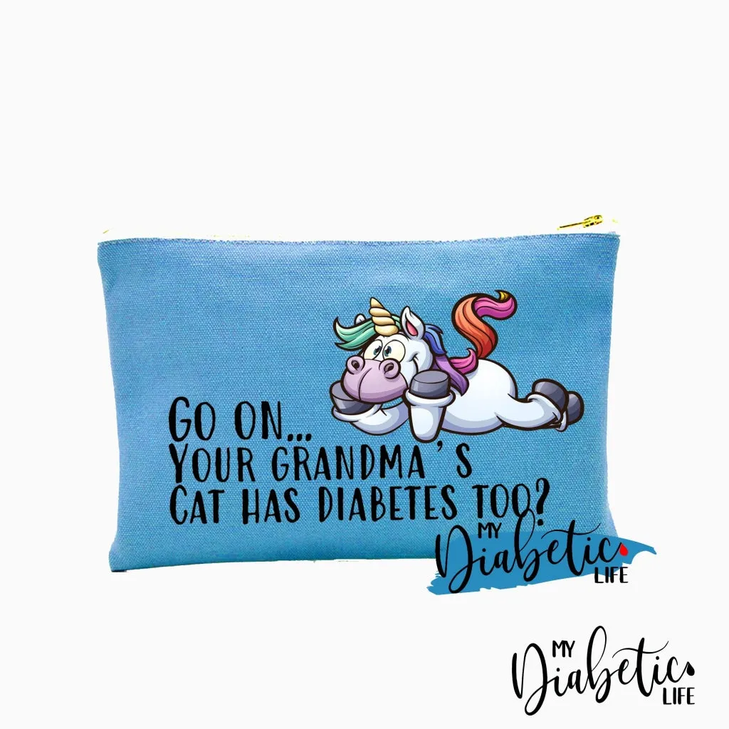 Go On.. Your grandmas cat has diabetes too? - Carry all storage bag