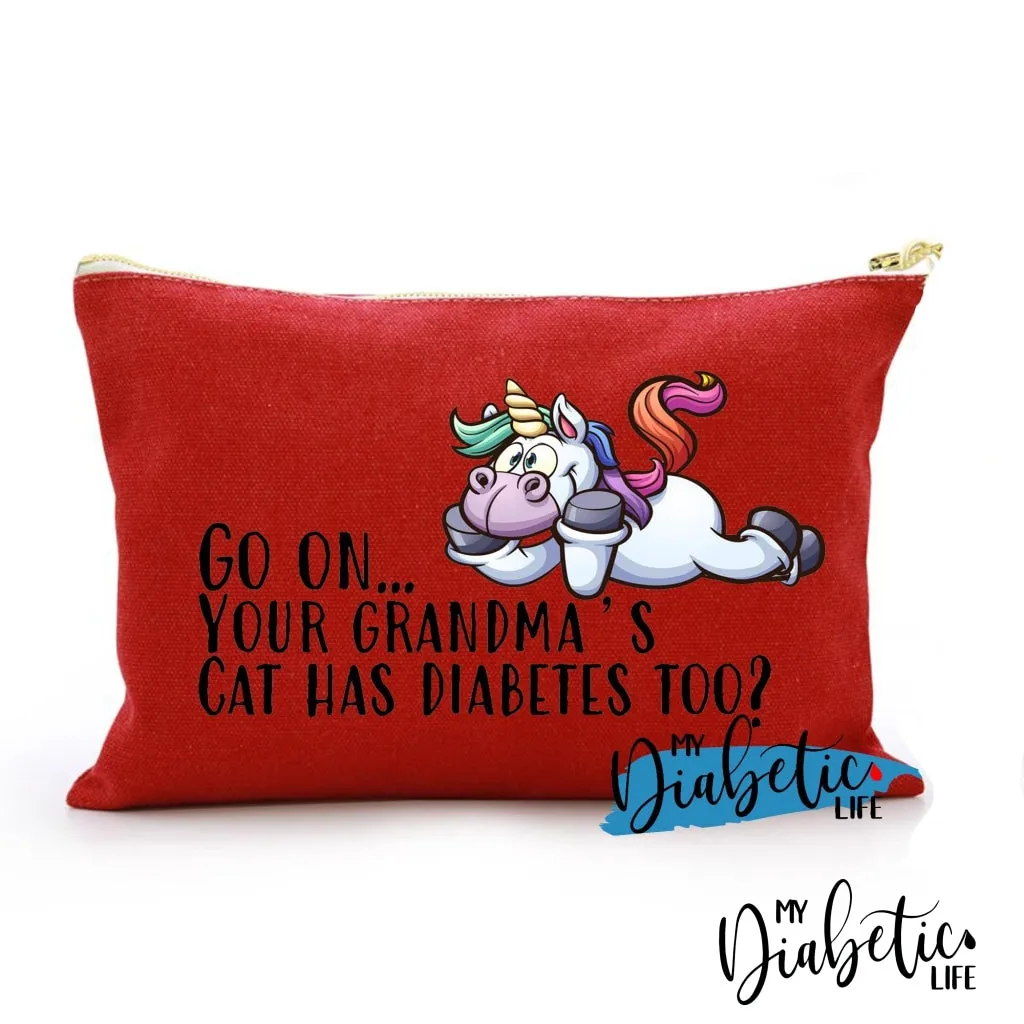Go On.. Your grandmas cat has diabetes too? - Carry all storage bag