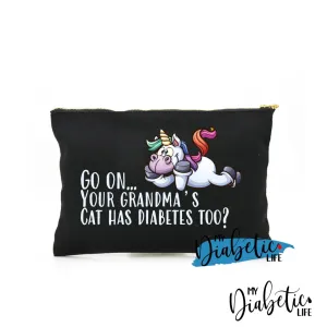 Go On.. Your grandmas cat has diabetes too? - Carry all storage bag