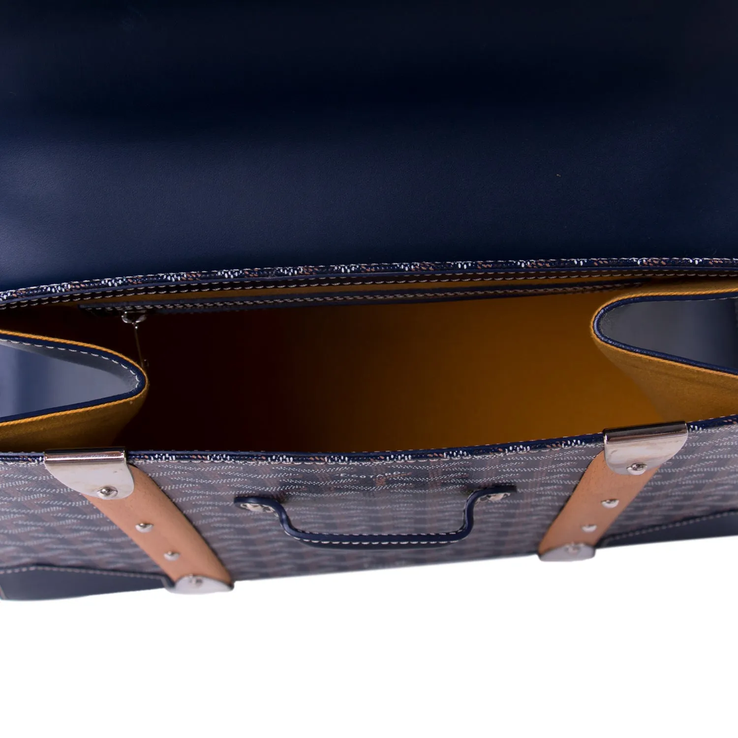 Goyard Navy Blue Saigon MM
