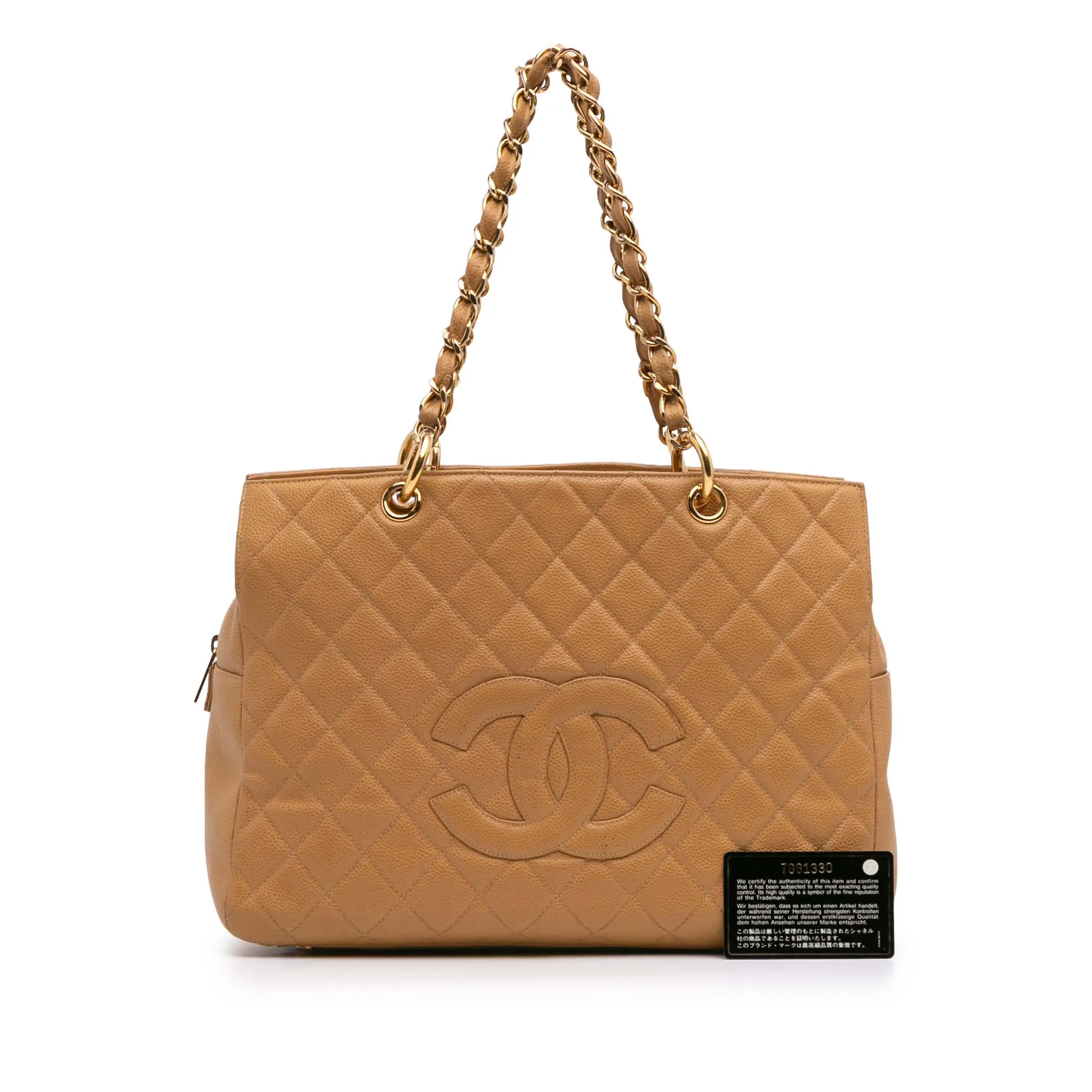 Grand CC Caviar Timeless Tote