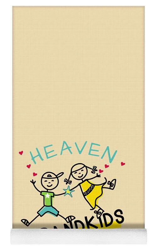 Grandkids Heaven on Earth - Yoga Mat