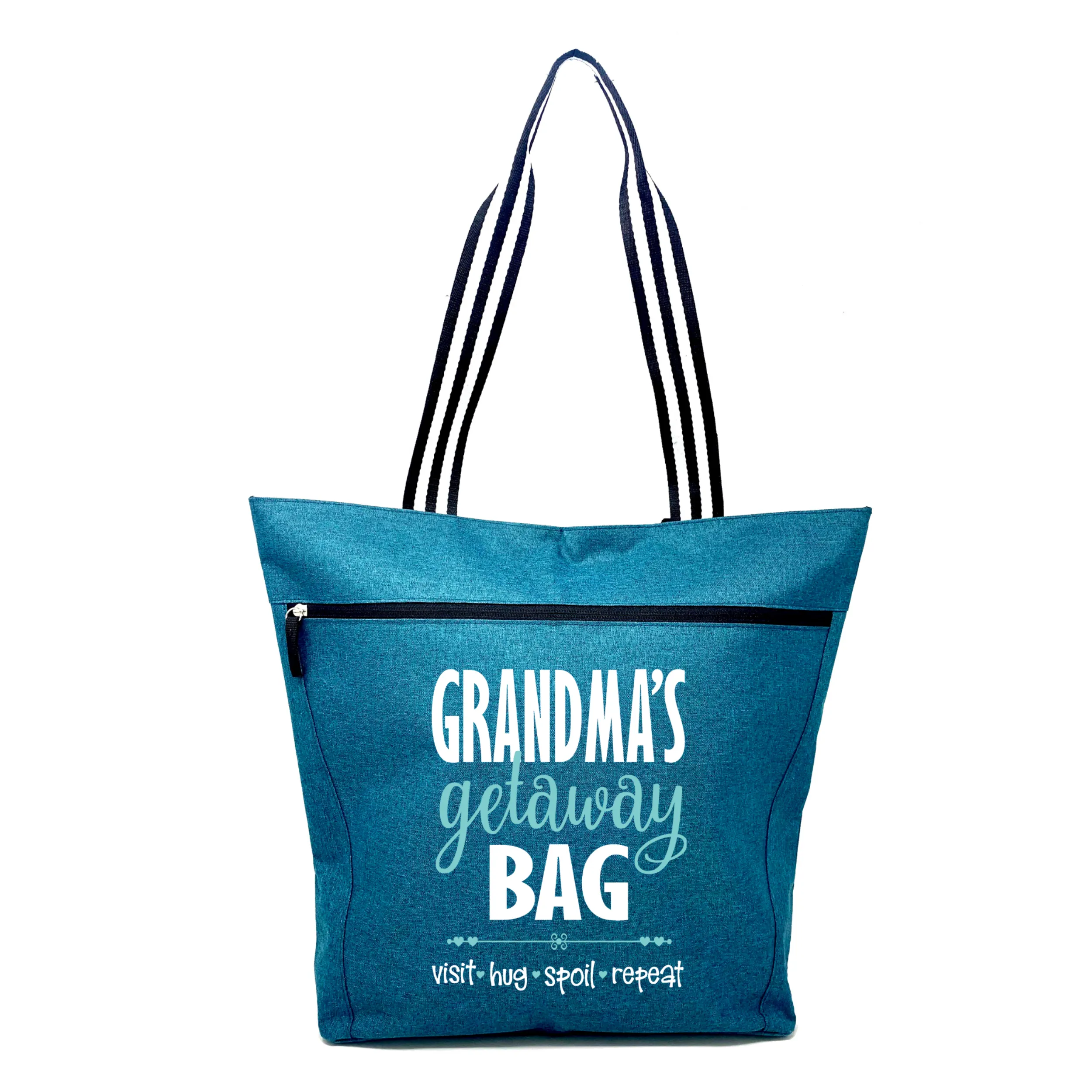 Grandma's Getaway Teal Lexie Tote Bag for Grandmothers