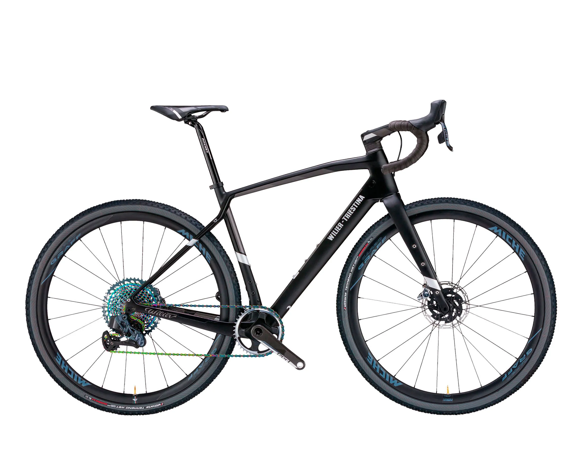 GRAVEL BIKE WILIER TRIESTINA JENA SHIMANO GRX 1X11 BLACK SILVER, SMALL