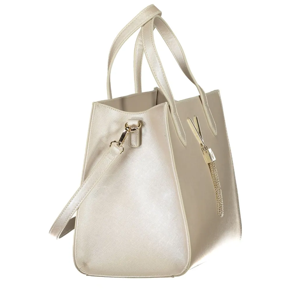 Gray Polyethylene Handbag