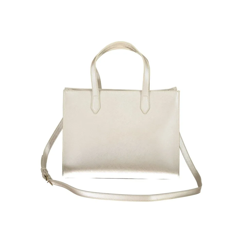 Gray Polyethylene Handbag