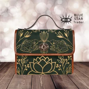 Green Frogs Purse Shoulder Bag