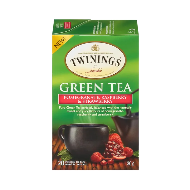 Green Pomegranate, Raspberry & Strawberry