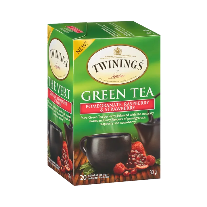 Green Pomegranate, Raspberry & Strawberry