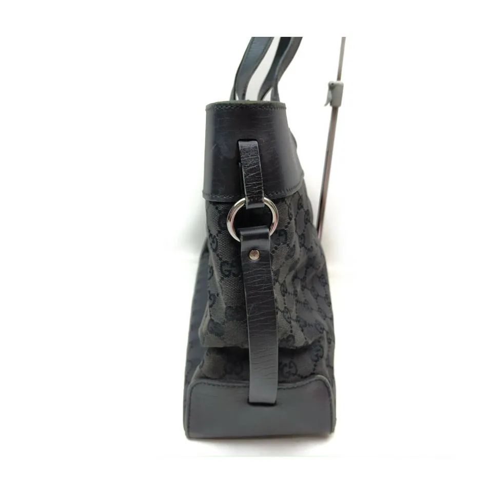 Gucci Black Monogram GG Tote Bag 863381