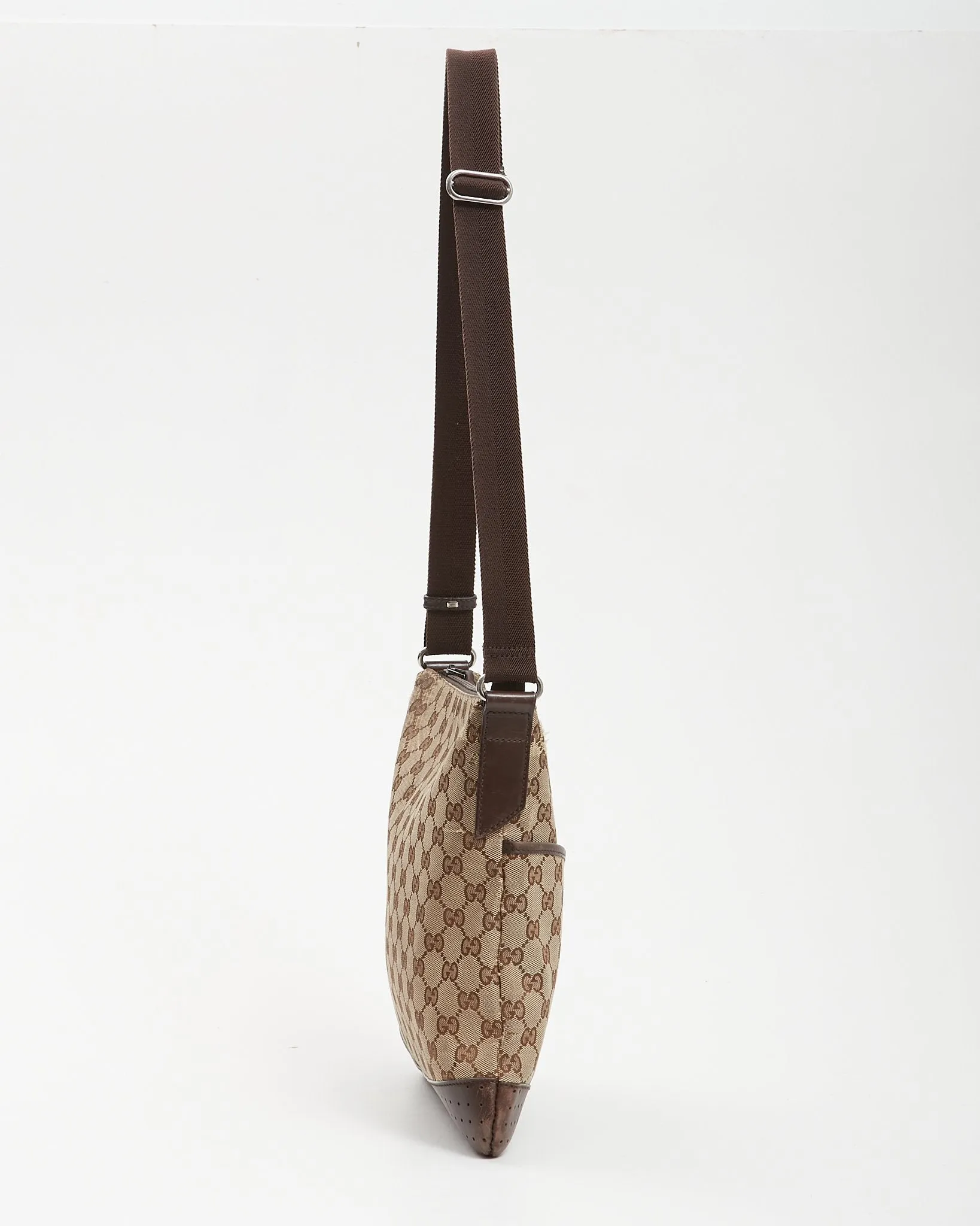 Gucci Brown GG Canvas Crossbody Bag