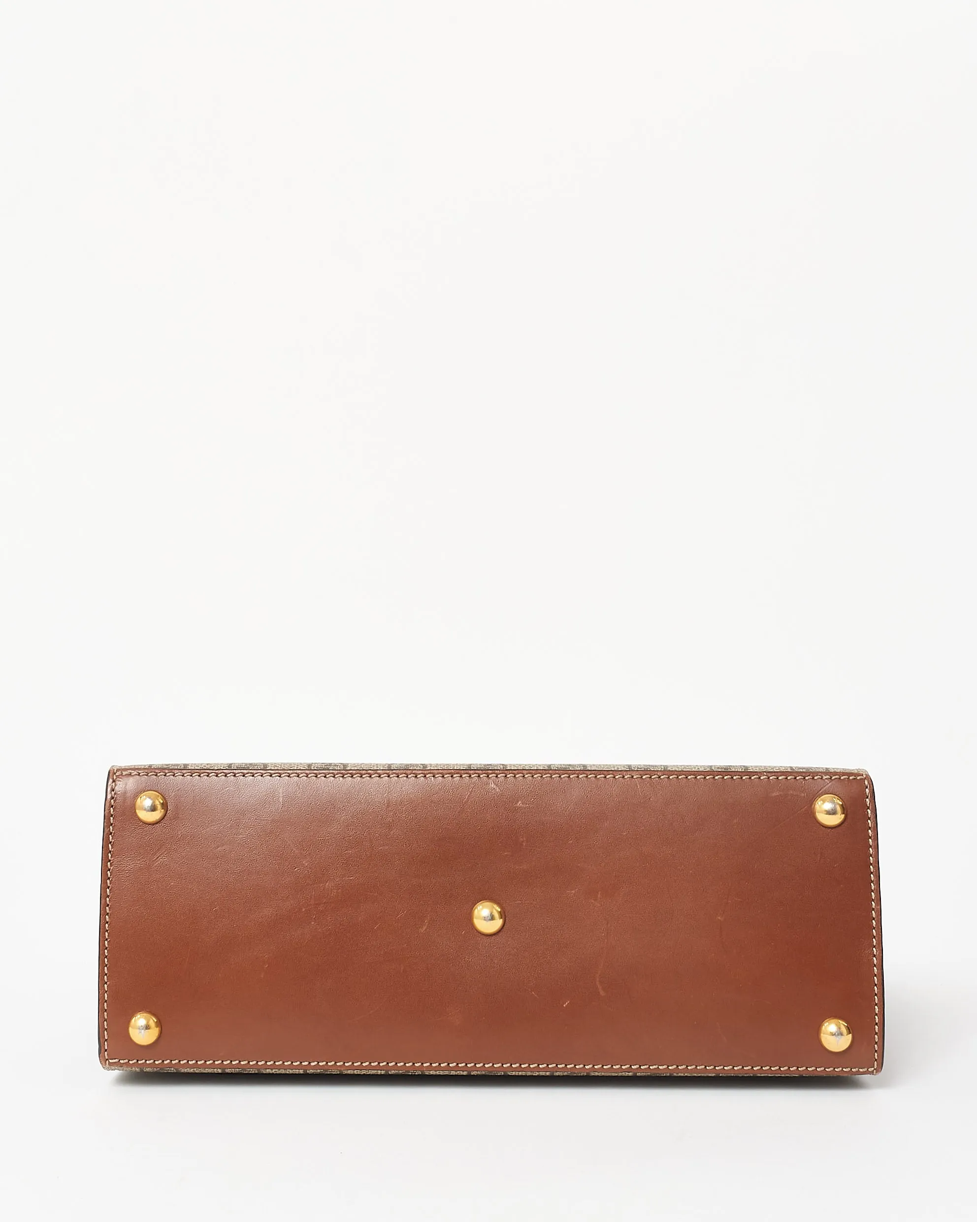 Gucci Brown GG Supreme Coated Canvas Small Padlock Top Handle Bag