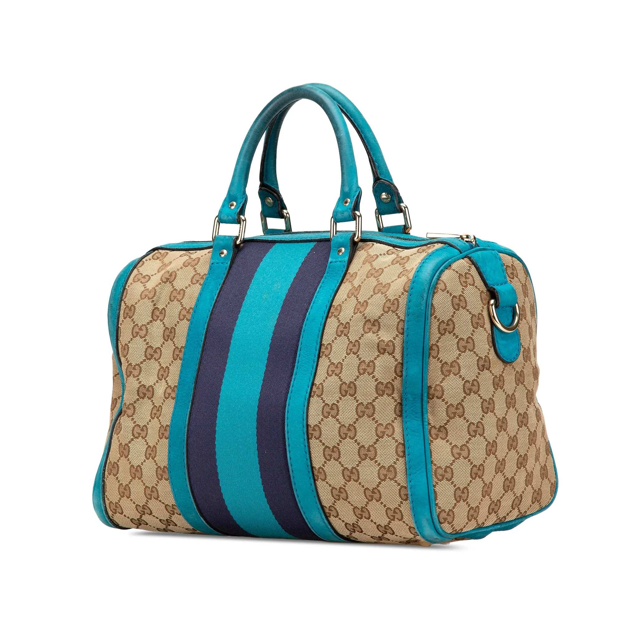 Gucci GG Canvas Web Joy Satchel