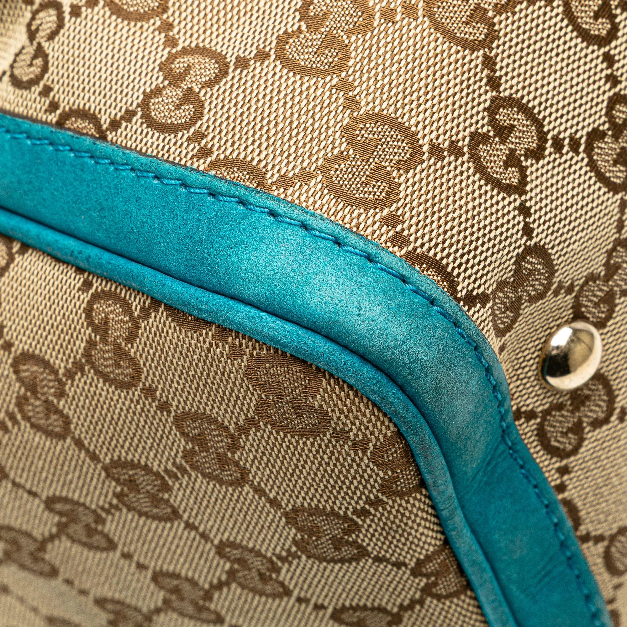 Gucci GG Canvas Web Joy Satchel