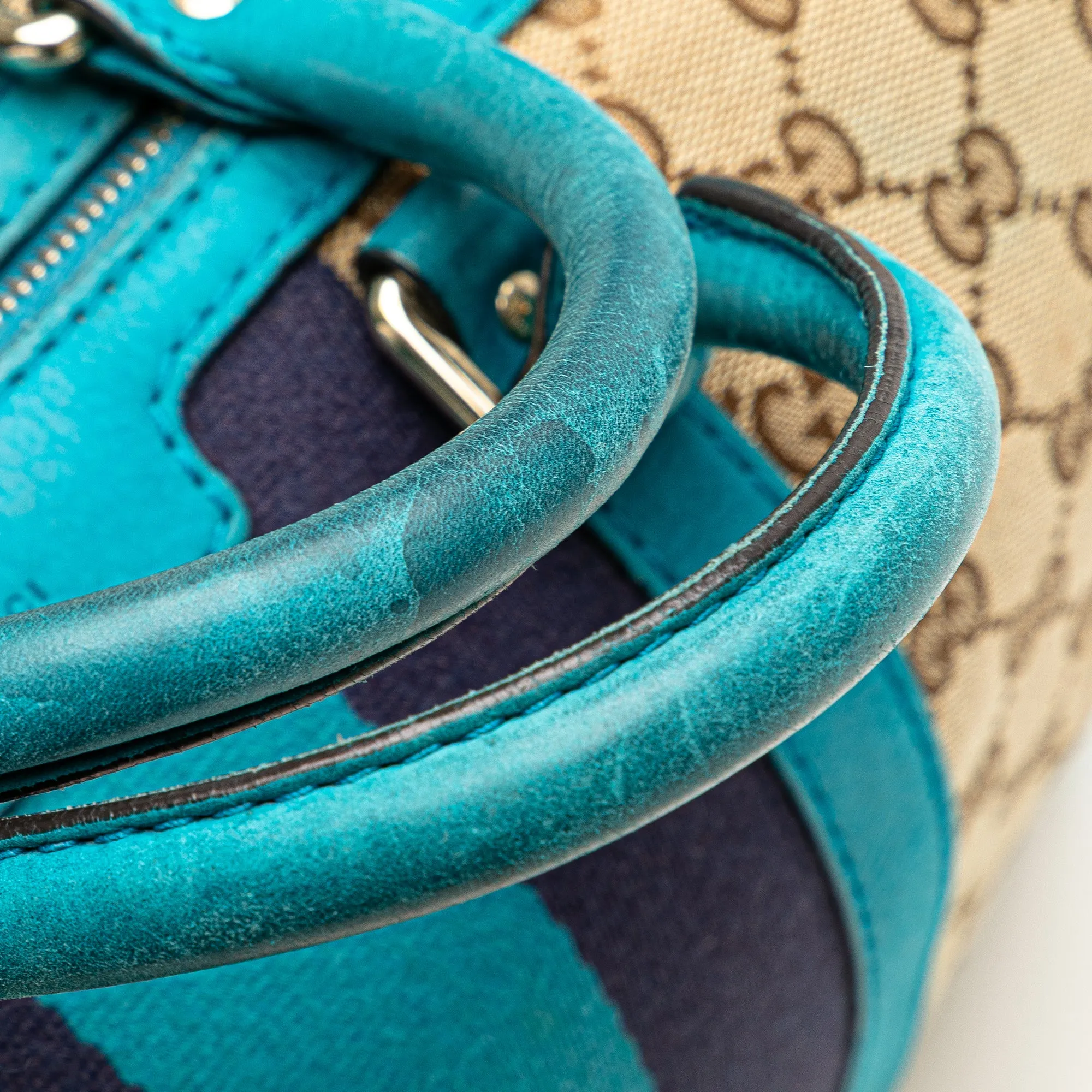 Gucci GG Canvas Web Joy Satchel