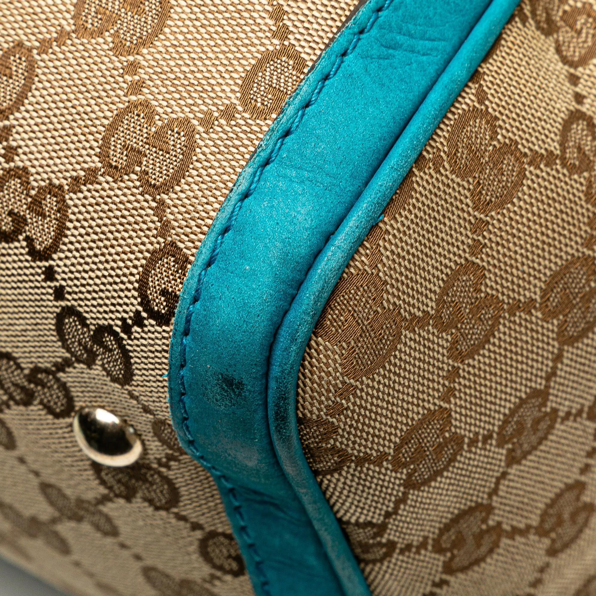 Gucci GG Canvas Web Joy Satchel