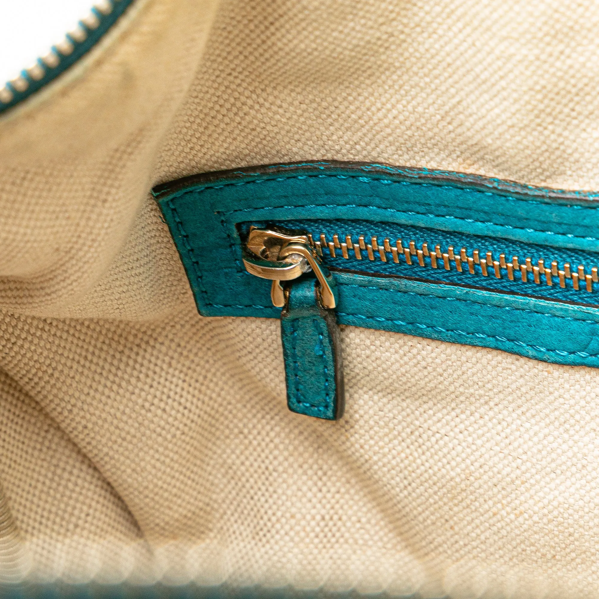 Gucci GG Canvas Web Joy Satchel