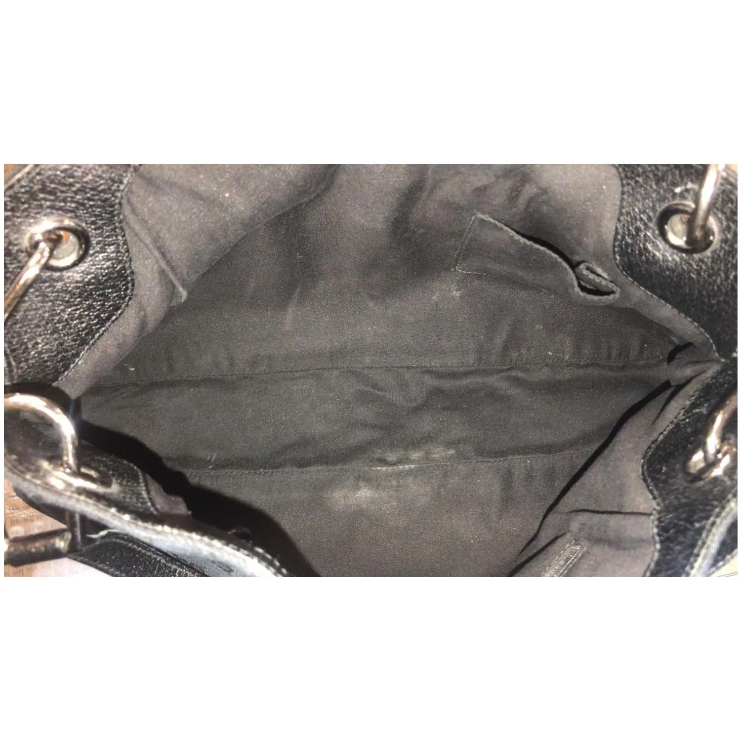 GUCCI GG Monogram Medium Eclipse Shoulder Bag Black